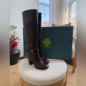Tory Burch Knee-High Brown Boots- Sz. 36
